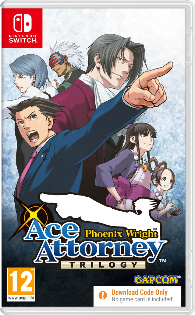 Phoenix Wright Ace Attorney Trilogy (Code in Box) – emballage