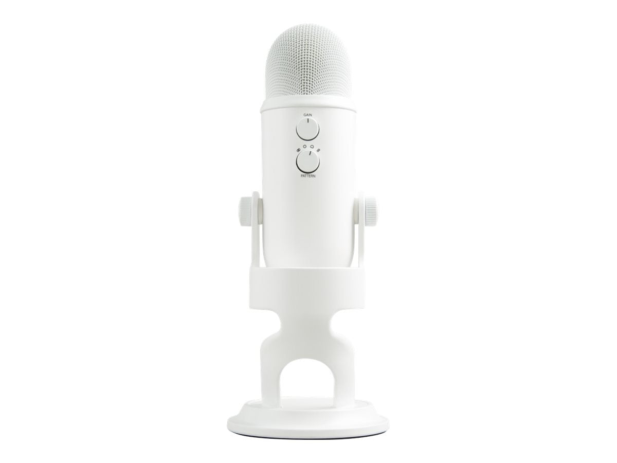 Blå Mic Yeti - Vit