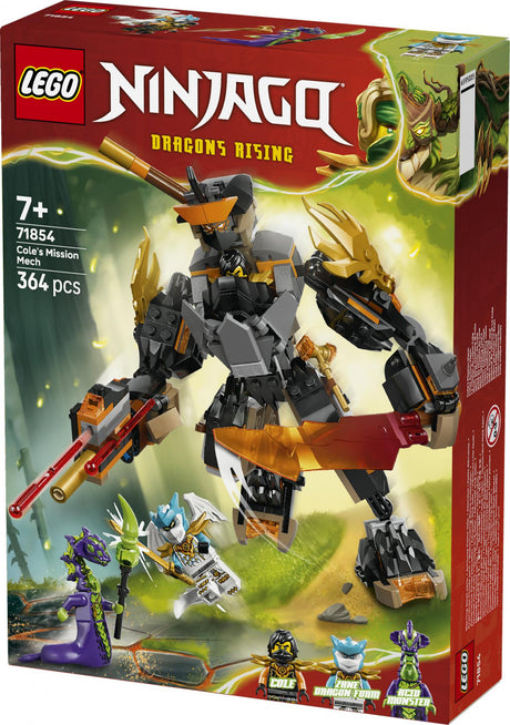 LEGO - Ninjago - Cole's Mission Mech & Dragon Zane (71854) LEGO
