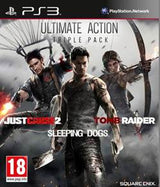 Just Cause 2, Sleeping Dogs & Tomb Raider Bundle – PS3 – produktbillede