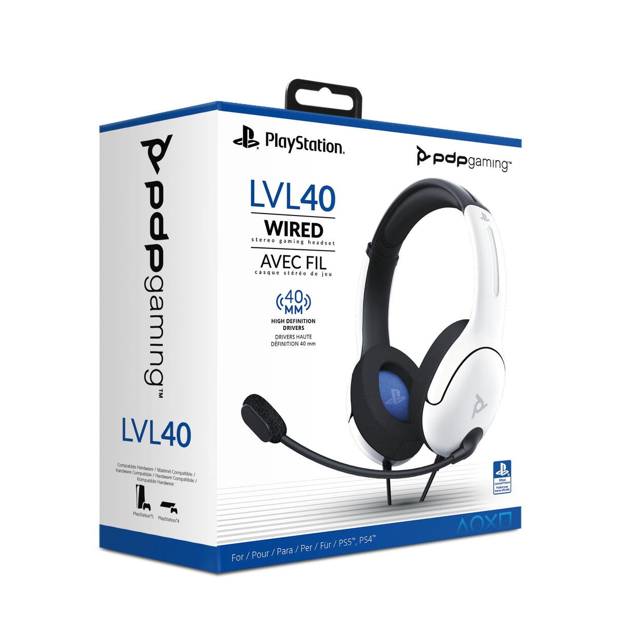 Airlite Wired Headset - Vit