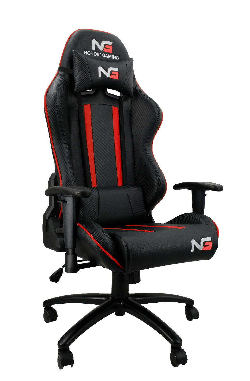 Nordic Gaming Carbon Gaming Stol Röd