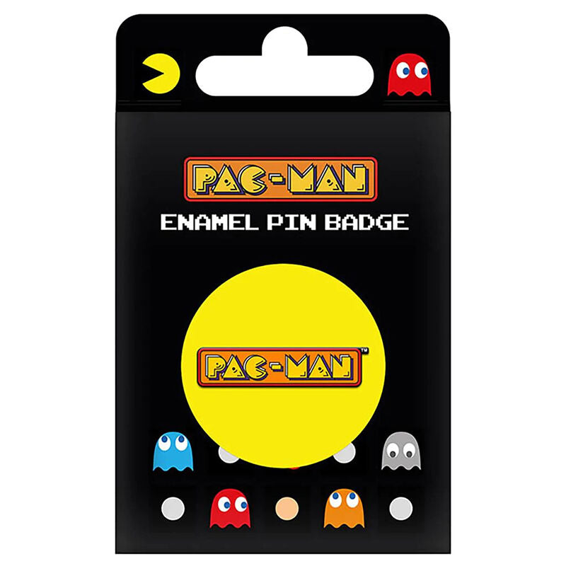 Pac Man Logotyp Emalj Pin Badge