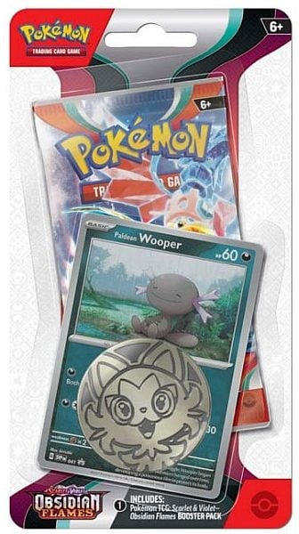 Pokemon Scarlet &amp; Violet – Obsidian Flames – Checklane Blister (POK85519)