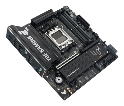 ASUS TUF GAMING B850M-PLUS II med PCIe- og M.2-pladser