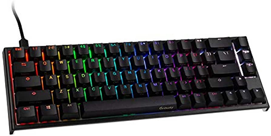 Ducky One 3 - Klassisk Svart / Vit Nordisk - SF 65% - Körsbärsblå