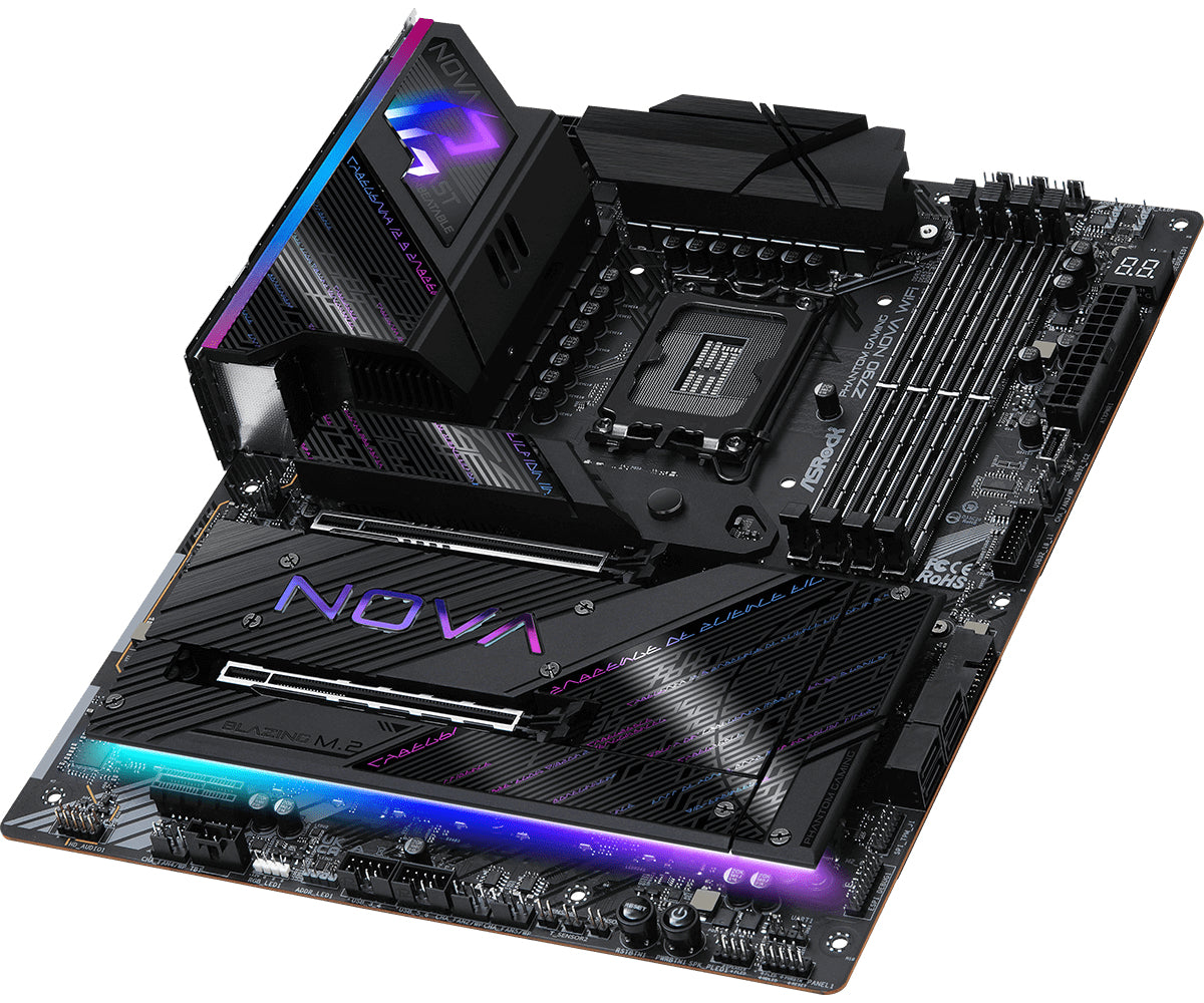 ASRock Phantom Gaming Z790 NOVA WiFi ATX LGA1700 Uttag Intel Z790