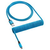 CableMod Classic Coiled Keyboard Kabel USB A Till USB Type-C, Spectrum Blue - 150 Cm