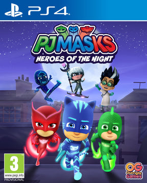 PJ Masks: Heroes of the Night – PlayStation 4 – spilomslag