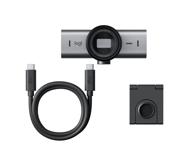 Logitech - MX Brio Ultra HD 4K Collaboration and Streaming Webcam - Graphite