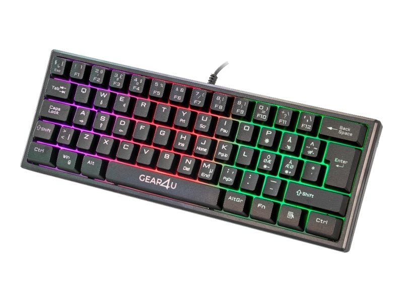 GEAR4U Mini Gaming Tangentbord - 60 %