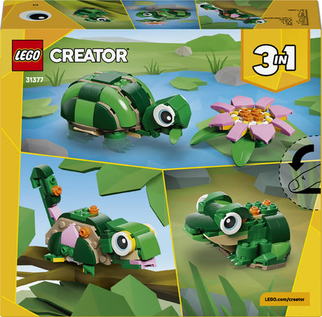 LEGO - LEGO Creator - Turtle with a Water Lily Flower (31377) LEGO