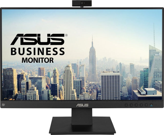 ASUS BE24EQK – sort skærm set forfra med webcam