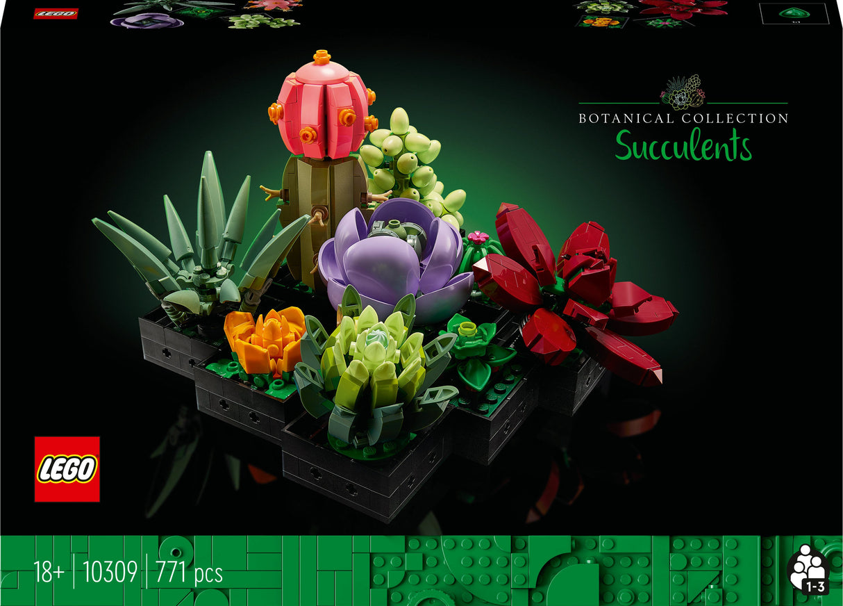 LEGO 10309 Ikoner Suckulenter Konstruktion Leksak