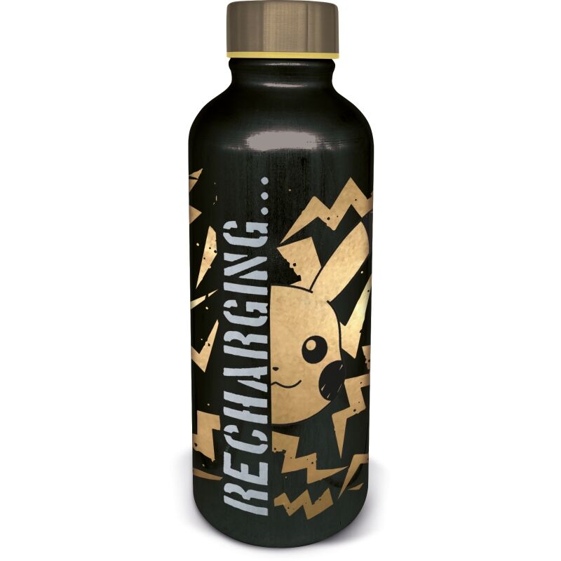 Metallflaska Pikachu Recharge (Svart) 755 Ml