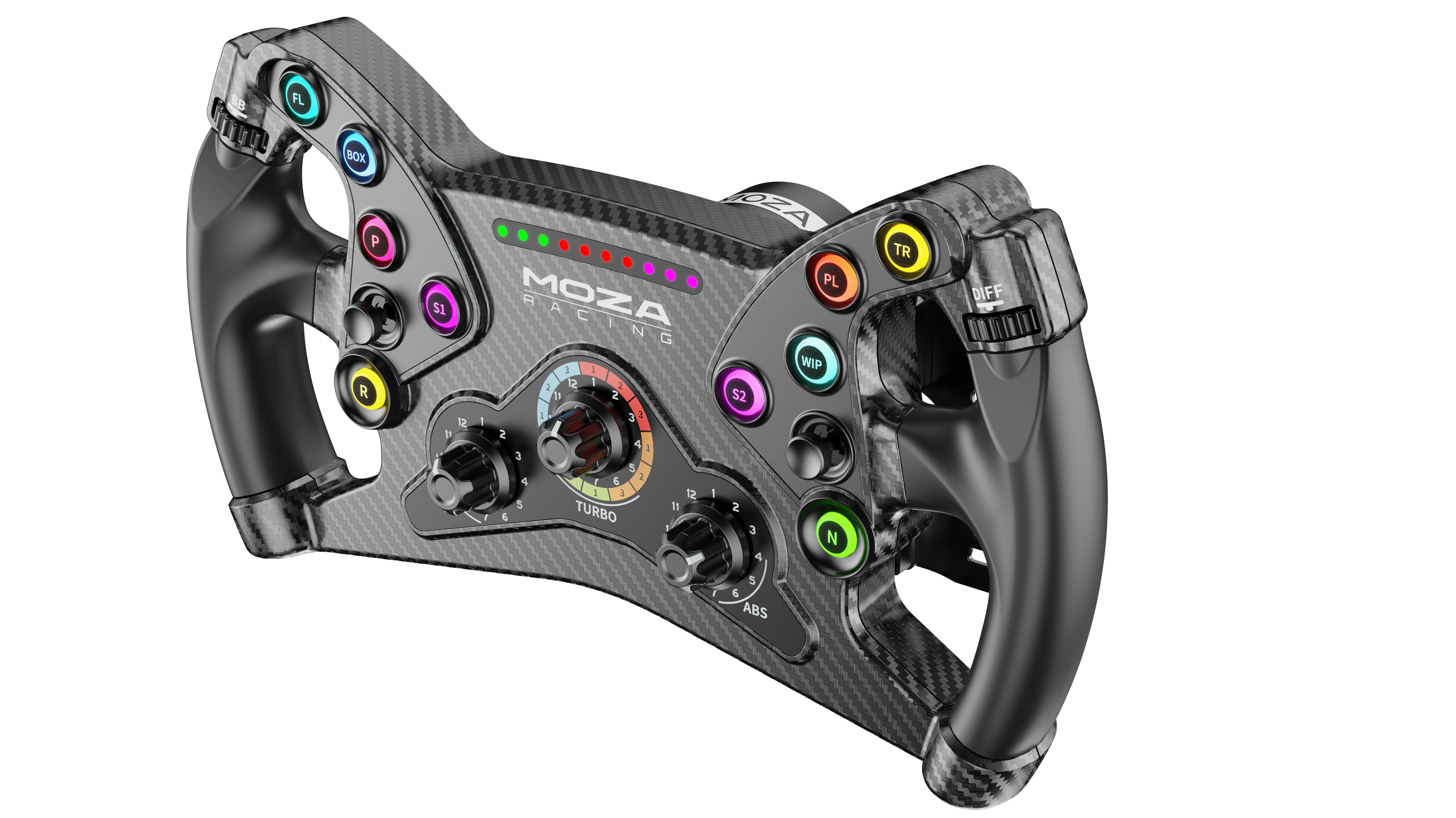 MOZA KS Formula Steering Wheel - 300 Mm Fjärilsstil GT