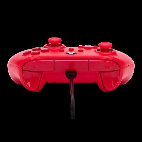 PowerA Cabled Controller För Xbox Series X - S - Röd