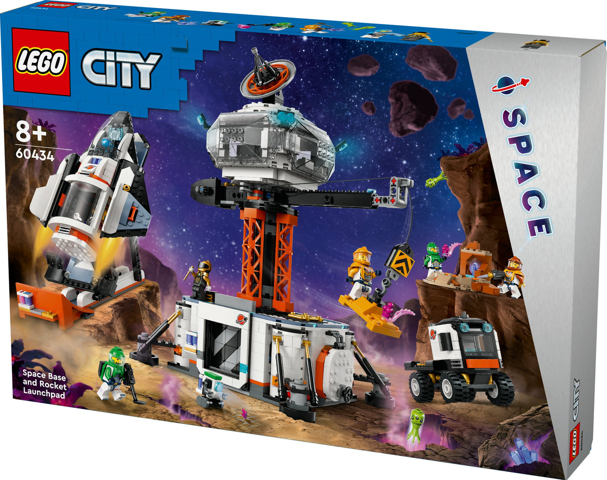 LEGO 60434 City Space Base Med Startplatta, Byggleksaksväska