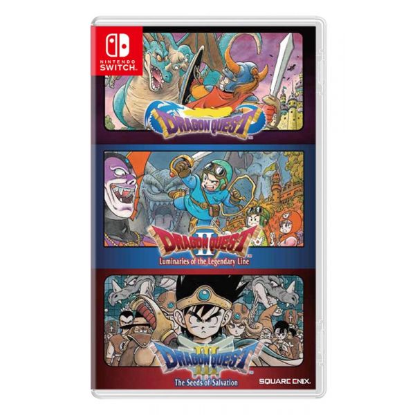 Dragon Quest I, II & III (1, 2 & 3) Collection (Import) – omslag til Nintendo Switch
