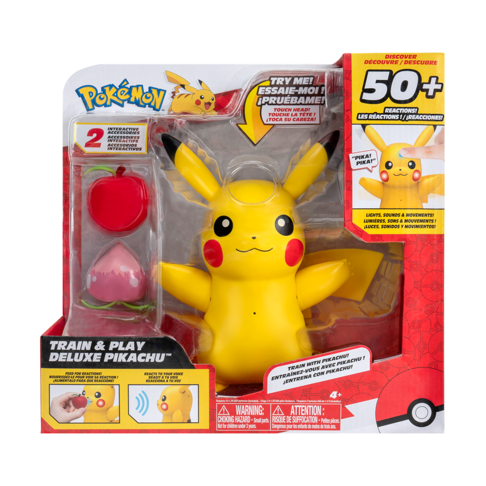 Pokemon - Träna Och Lek - Deluxe Pikachu (PKW3330)