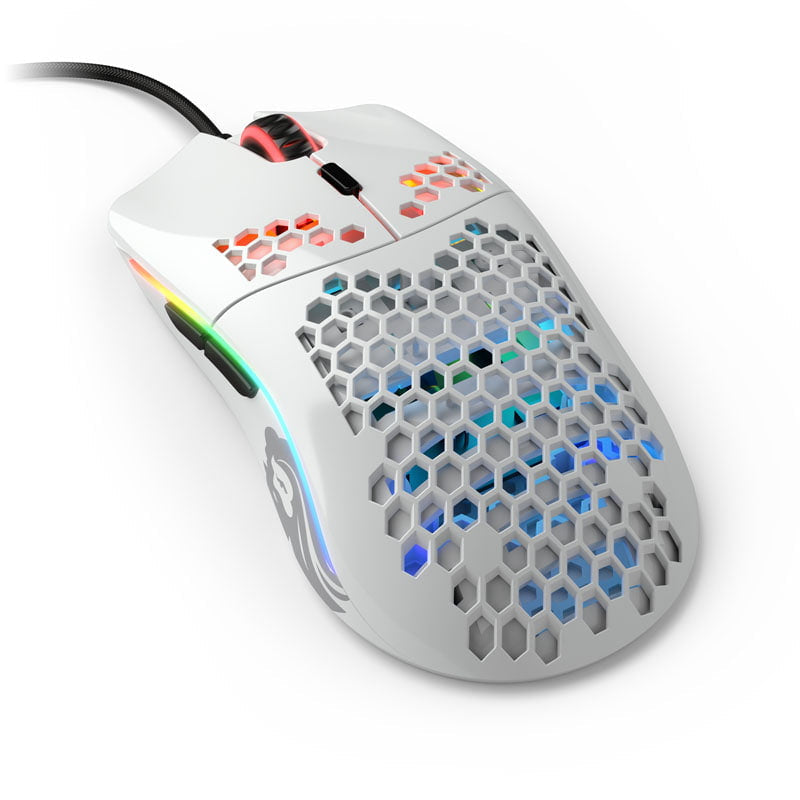 Glorious Model O Gaming Mus - Glansig-Vit