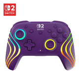 Turtle Beach Afterglow Wave Wireless – Switch, lilla – Front med Switch 2-logo