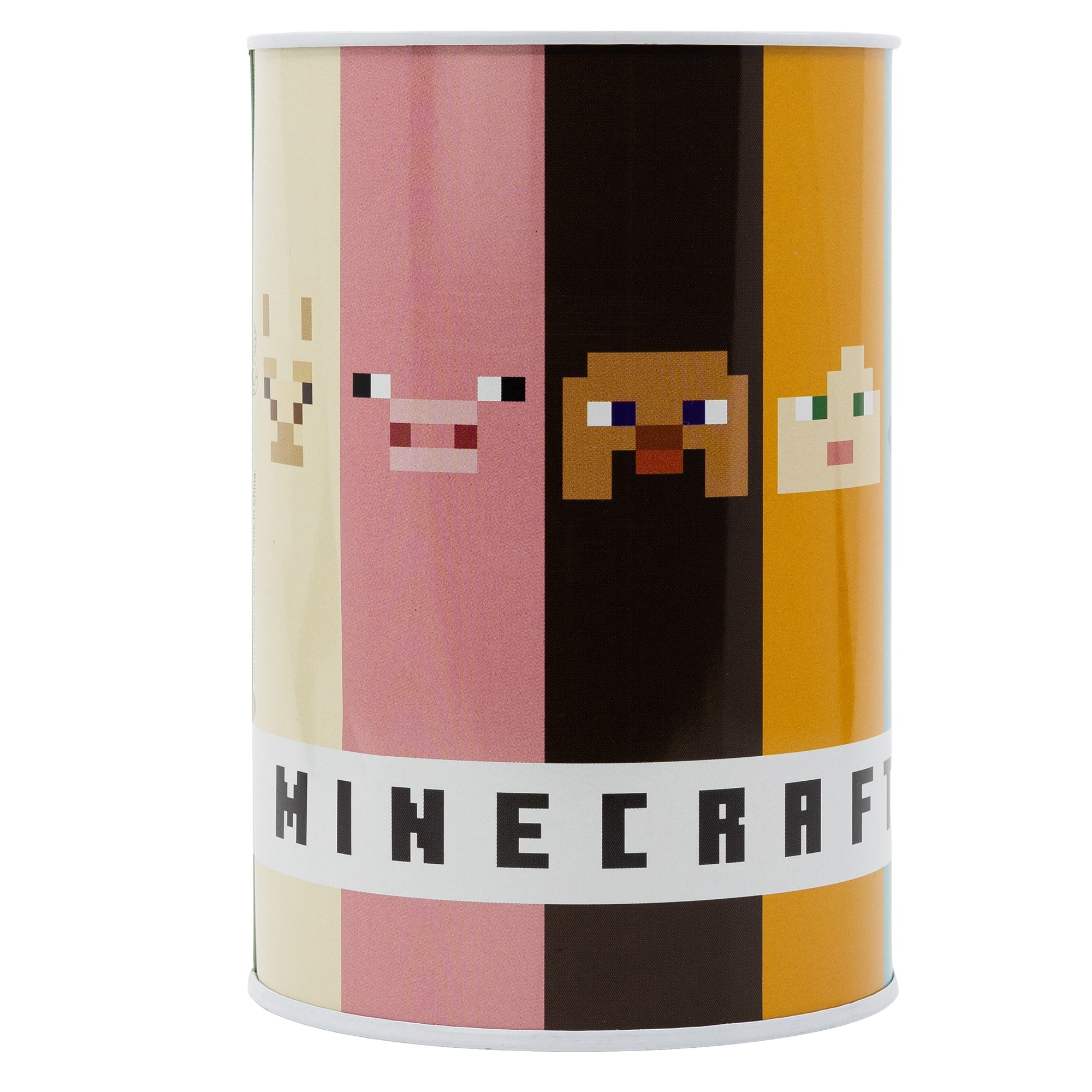 Minecraft-figurer metallspargris