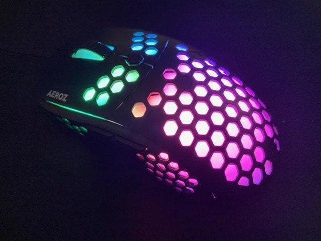 AEROZ - GM-1000 SVART - RGB LÄTT SPELMUS