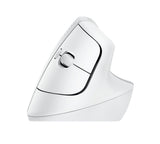 Logitech - Lift for Mac Vertical Ergonomic Mouse - OFF-WHITE Logitech