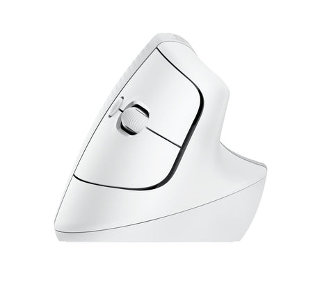 Logitech - Lift for Mac Vertical Ergonomic Mouse - OFF-WHITE