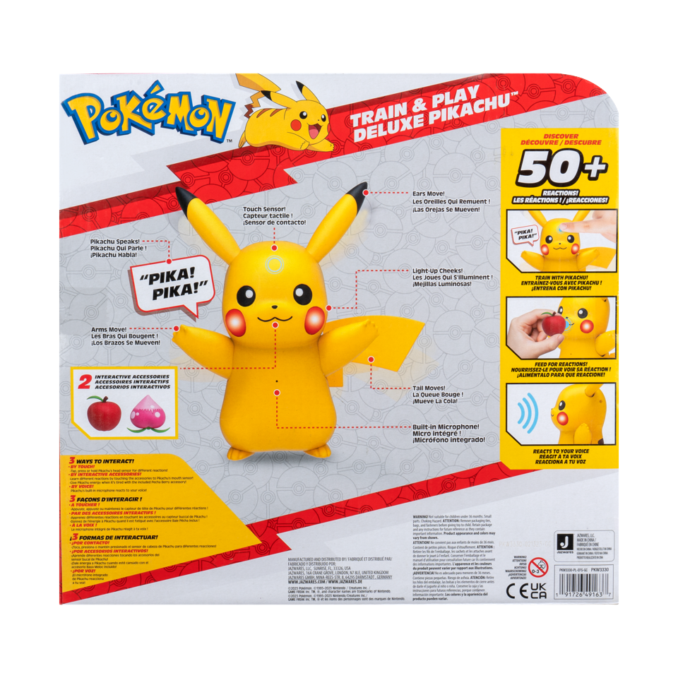 Pokemon - Träna Och Lek - Deluxe Pikachu (PKW3330)