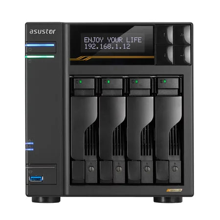 ASUSTOR Lockerstor 4 Gen3 AS6804T NAS – uden drev