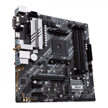 ASUS PRIME B550M-A (WI-FI) II (mATX, B550, AM4) AMD
