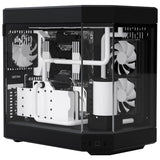 Hyte Y60 Midi Tower - svart/svart, PCI-e 4.0, panoramautsikt över glas