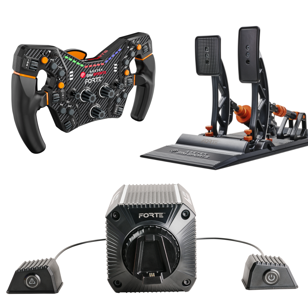 Asetek Forte® Bundle Komplett Simracing