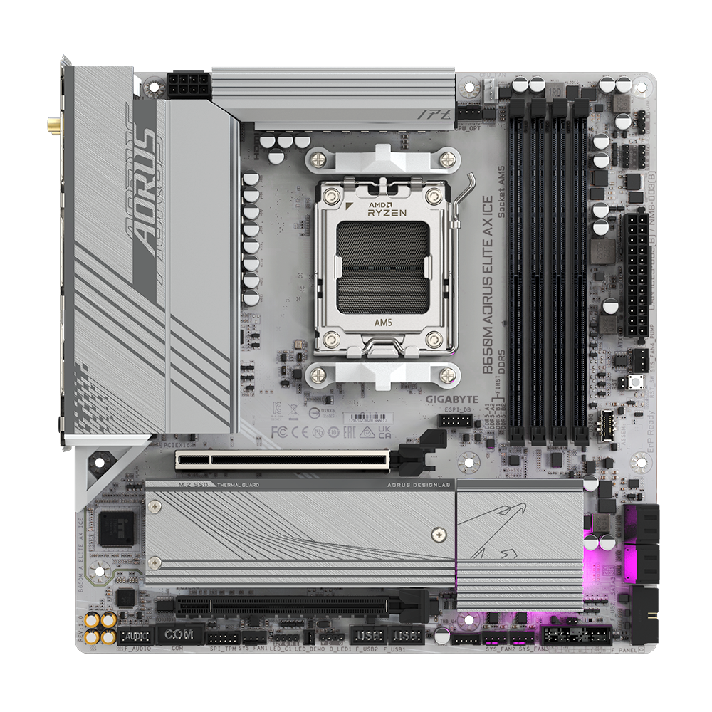 Gigabyte B650M AORUS ELITE AXE ICE