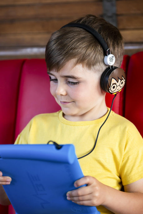 Harry Potter Chibi Black Kids Core Headphones OTL