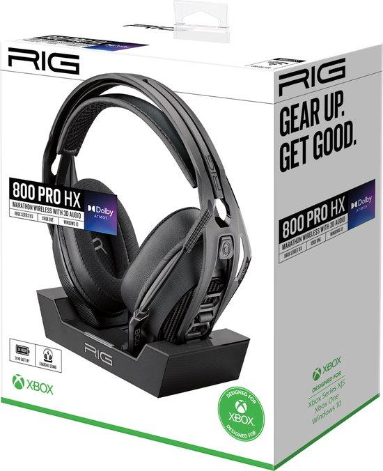 Nacon - Rig Wireless Headset 800 Pro HX - Black Nacon