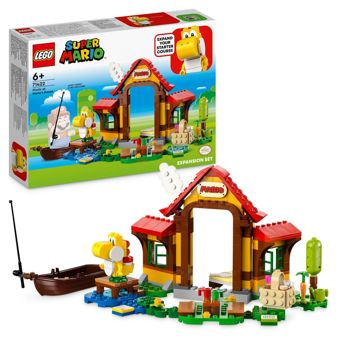LEGO Super Mario - Picknick På Mario&#039;s House Expansion Set (71422)