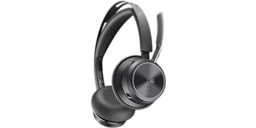 Poly Voyager Focus 2 Trådløst Kontorheadset - Sort HP