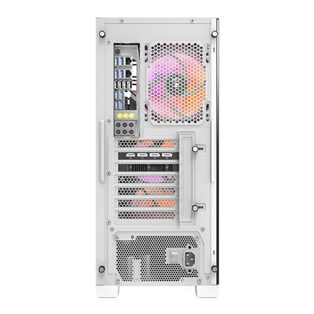 Darkflash DK361 Datorfodral + 4 Fläktar (vit)