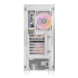 Darkflash DK361 Datorfodral + 4 Fläktar (vit)