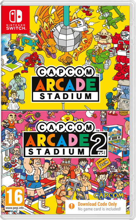 Capcom Arcade Stadium 1 and 2 (Code in a box) – emballage