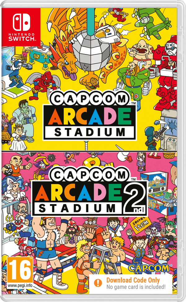 Capcom Arcade Stadium 1 and 2 (Code in a box) – Nintendo Switch