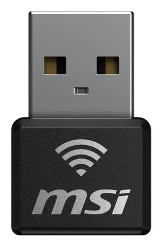 MSI AX1800 Nano – Wi-Fi 6 USB-adapter – kompakt USB-adapter set forfra