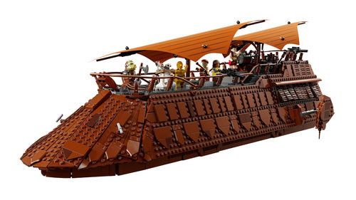 LEGO Star Wars 75397 – Jabbas sejlpram – sejlpram set skråt forfra
