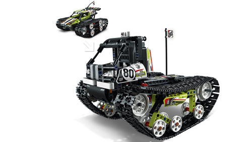 LEGO Technic 42065 – Fjernstyret bæltekøretøj – alternativ terrænlastbil og bæltekøretøj; kun én model kan bygges ad gangen
