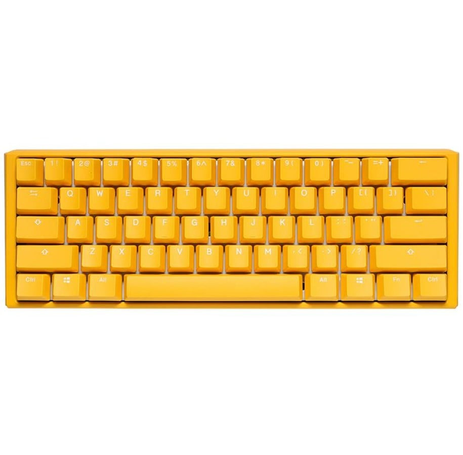 Ducky One 3 - Gul Ducky - Mini 60% - Körsbärssilver