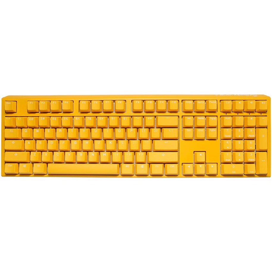 Ducky One 3 - Gul Ducky - Fullstorlek - Körsbärssilver