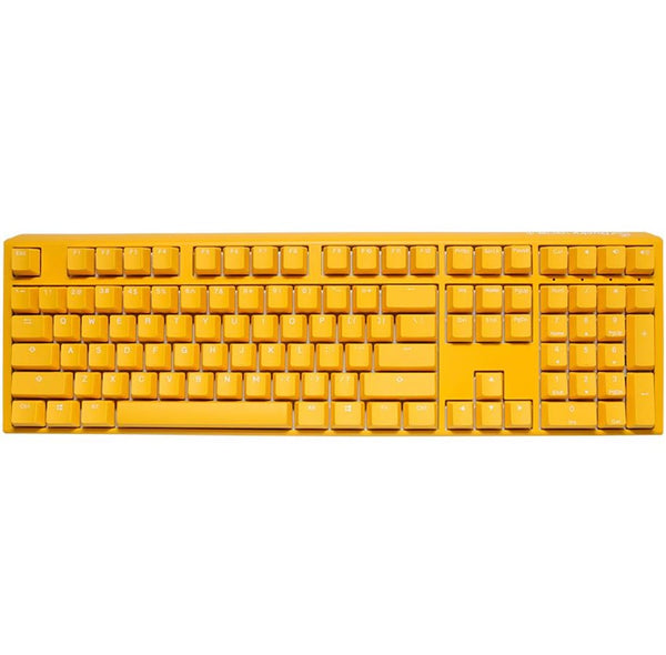 Ducky One 3 - Gul Ducky - Fullstorlek - Körsbärsbrun